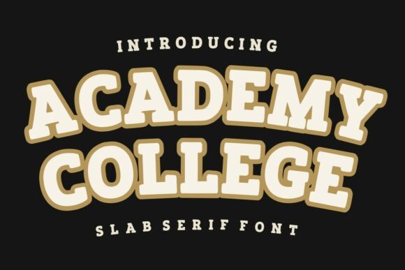 Academy College: Capturing Vintage Sports Typography