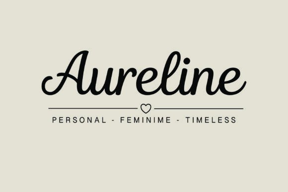 Aureline: The Art of Feminine Script Typography