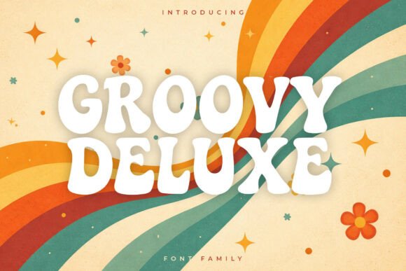 Groovy Deluxe: A Vintage Typeface for Modern Projects
