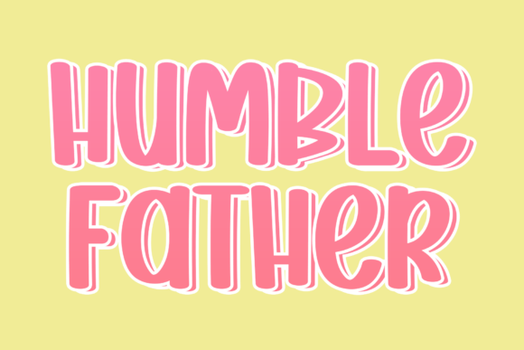 Humble Father: The Script Font for Modern Design Needs