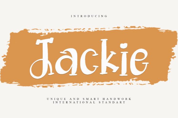 Jackie: A Handcrafted Font for Elegant, Personal Design