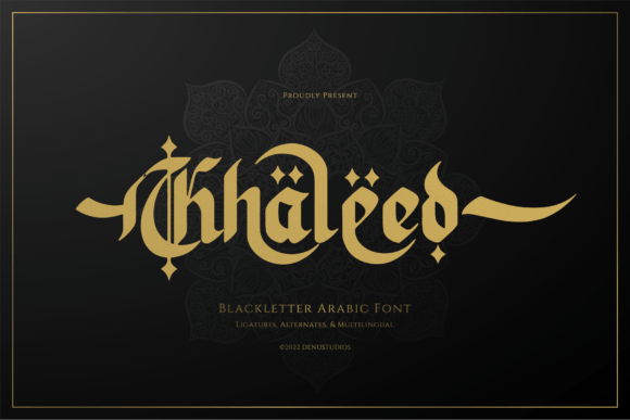 Khaleed: Ancient Prestige in a Modern Typeface