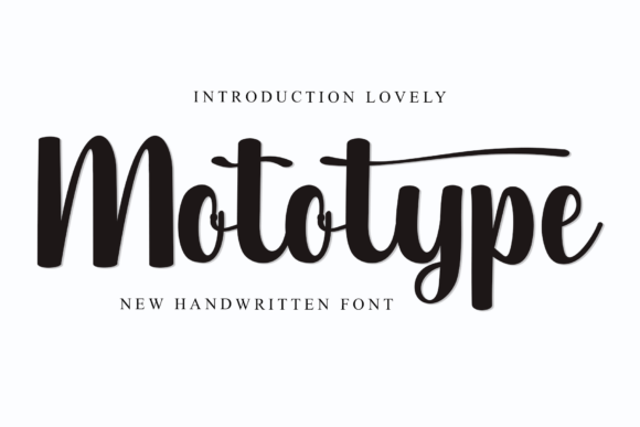 Mototype: The Friendly, Hand-Drawn Font for Modern Creators