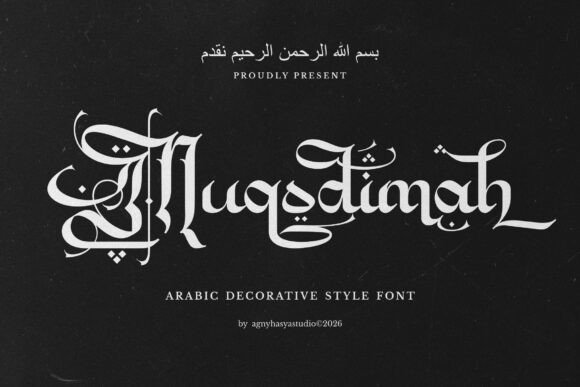 Muqodimah: A Typeface Where Heritage Meets Bold Design