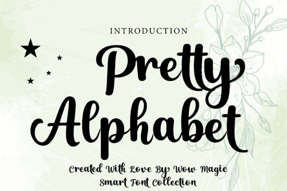 Pretty Alphabet: A Script Font for Elegant Design