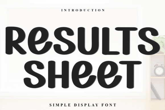 Results Sheet: A Typeface for Holiday Magic