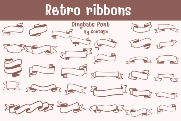 Retro Ribbons: Nostalgic Typography for Modern Designers