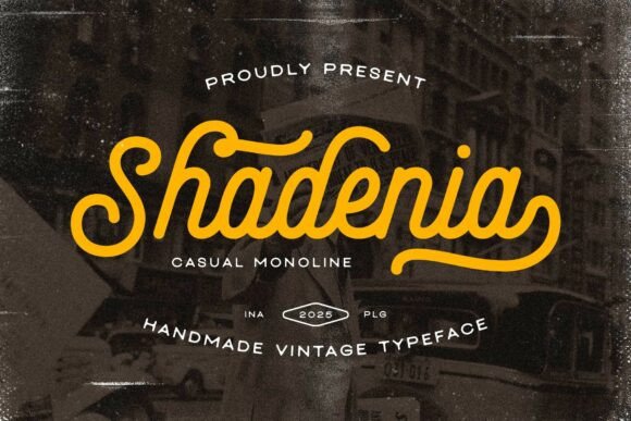 Shadenia: Blending Vintage Script Charm with Modern Edge